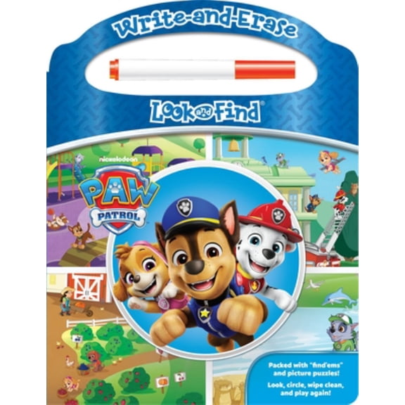 Nickelodeon PAW Patrol: Write-And-Erase Look and Find (Board Book)