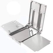 PHOENIX Silver Metal Pochade Box Portable Plein Air Sketch Easel for Outdoor Painting