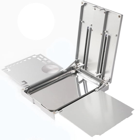 PHOENIX Silver Metal Pochade Box Portable Plein Air Sketch Easel for Outdoor Painting