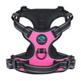 thumbnail image 1 of PHOEPET No Pull Dog Harness Medium Reflective Front Clip Vest with Handle, Adjustable 2 Metal Rings 2 Buckles,Pink, 1 of 7