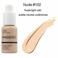 thumbnail image 1 of PHOERA Foundation Makeup Full Coverage Fast Base Brighten long-lasting Shade, 1 of 5