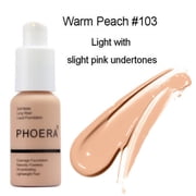 PHOERA Foundation Makeup Full Coverage Fast Base Brighten long-lasting Shade