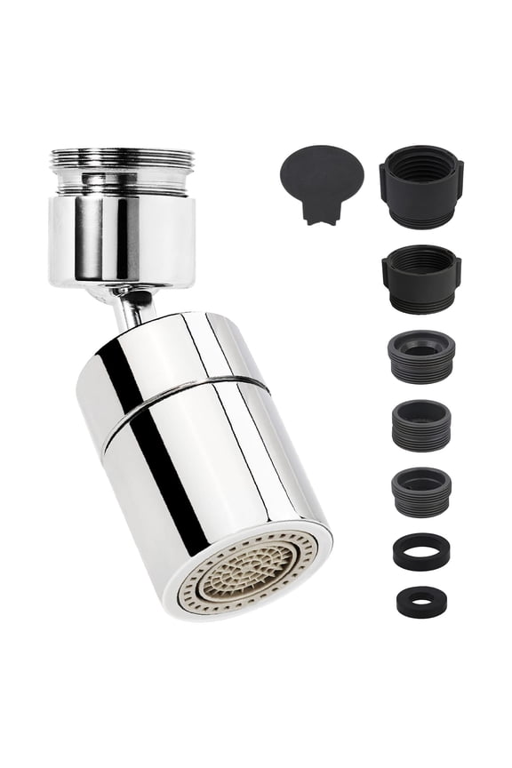 Faucet Sprayer Attachment, 360 Degree Swivel Sink Faucet Aerator Kitchen Faucet Aerator Adapter