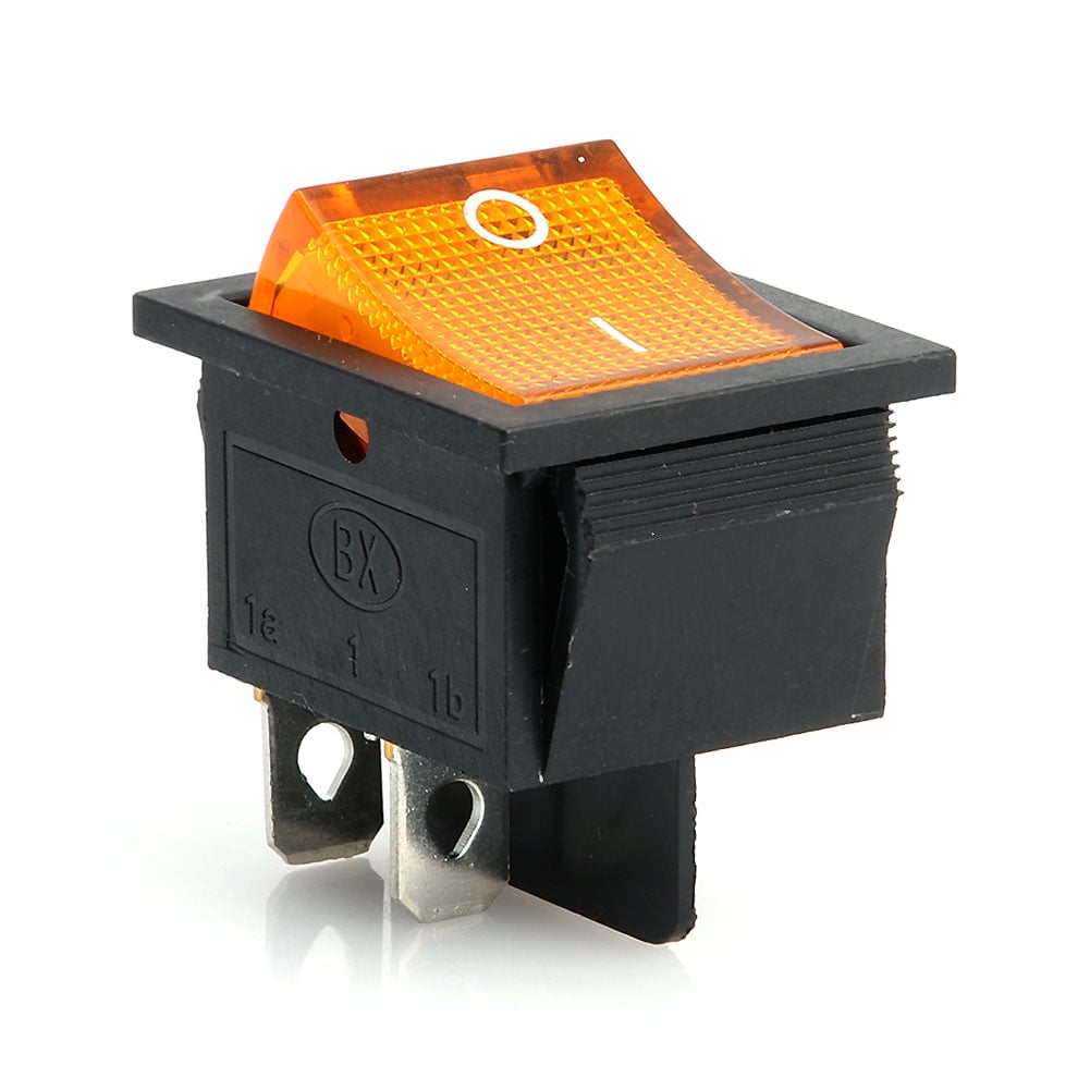 PHONIUSER KCD4 Boat Rocker Switch 4 Pin Snap-in On/Off Switches