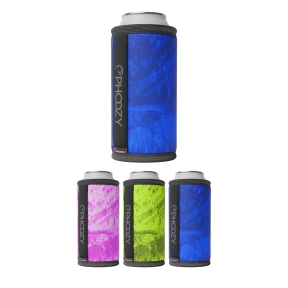PHOOZY Insulated Can Cooler, 16 oz, Blue