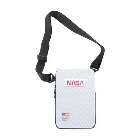 PHOOZY Orion Tech Pouch - NASA Edition - Ultralight, Rugged Protection for Your Devices and Accessories. Weatherproof X-Tech Shell with RFID Blocking Pocket for Complete Protection (Space White)