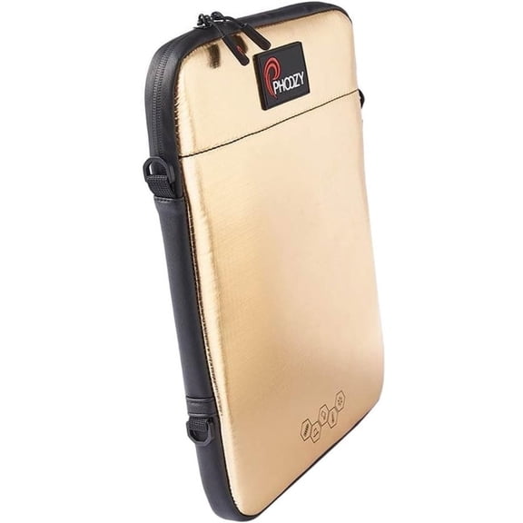 PHOOZY Thermal Insulated Tablet Case for iPad, MacBook Air, MacBook Pro & Similar Sized Tablets or Laptops up to 13" - Protection Against Heat, Cold, Drops and Water (Iridium Gold)