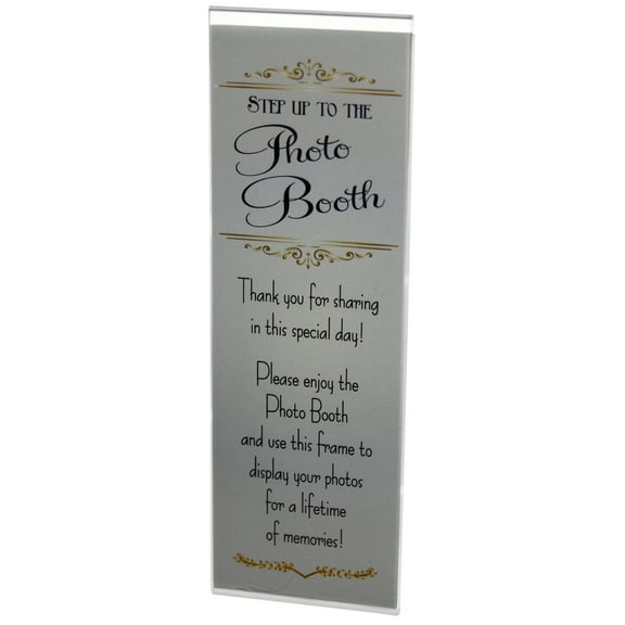 PHOTO BOOTH NOOK 2x6 Acrylic Magnetic Photo Booth Frame & Insert, Set of 100