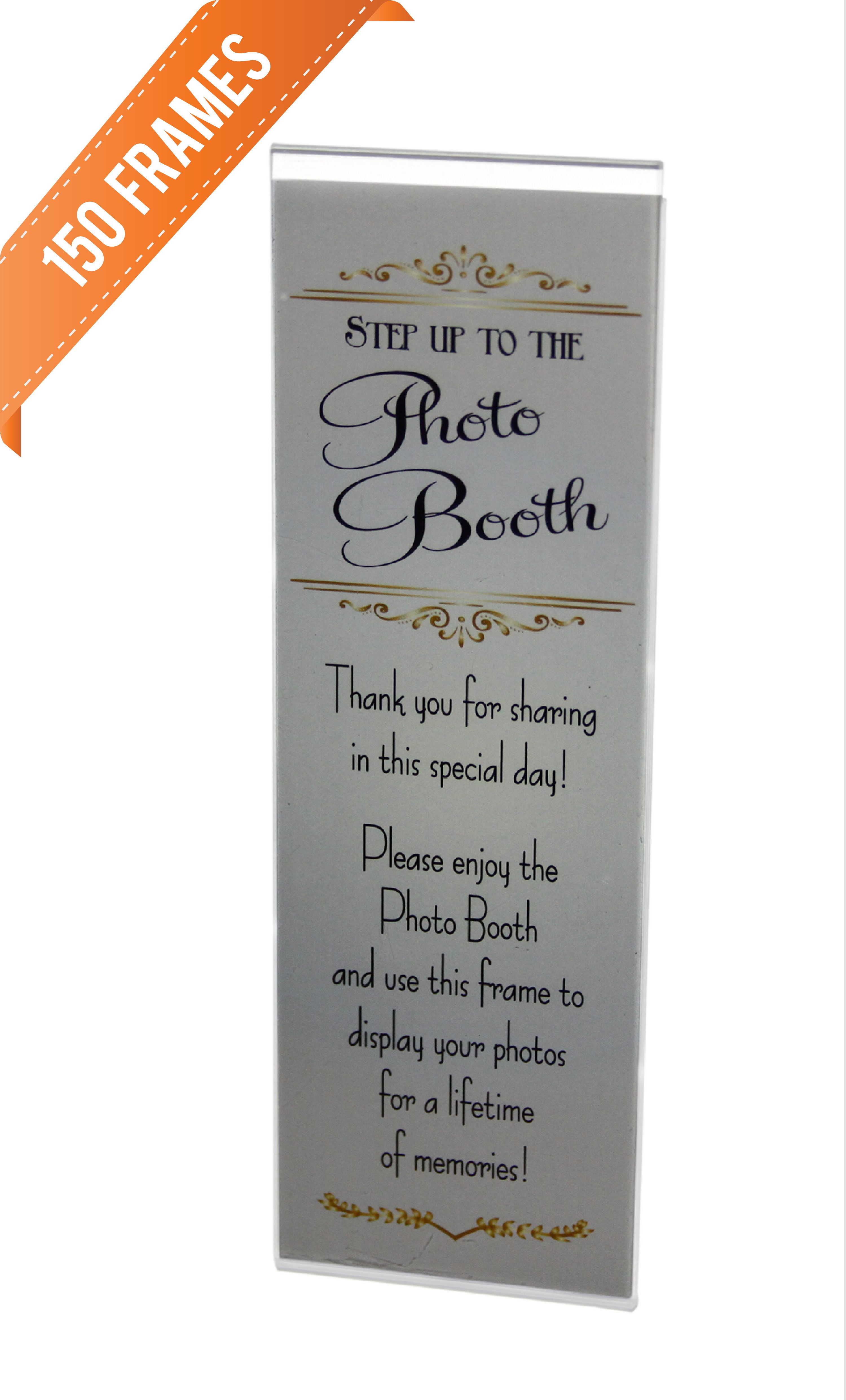Photo Booth Nook 10 Vinyl Magnetic Photo Booth Frames 2x6