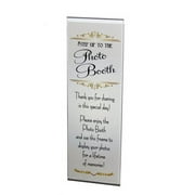 PHOTO BOOTH NOOK 2x6 Acrylic Magnetic Photo Booth Frame & Insert, Set of 25