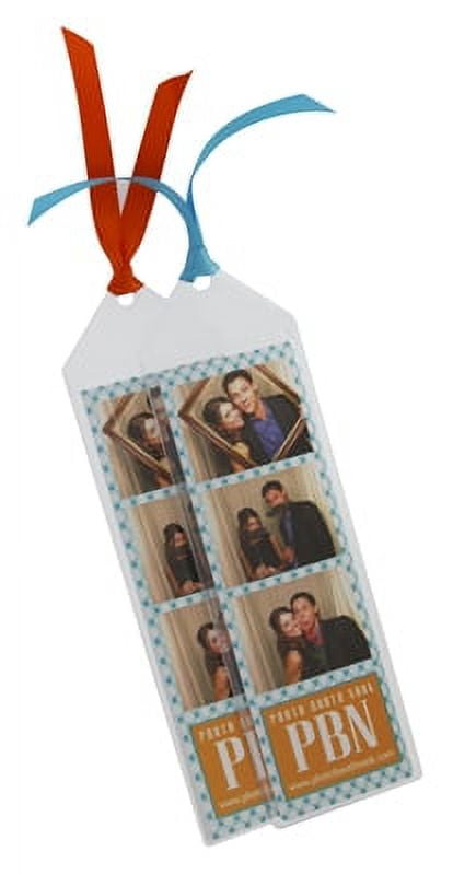 PHOTO BOOTH NOOK Premium 2x6 Photo Booth Strip Bookmark Sleeve, Set of 200