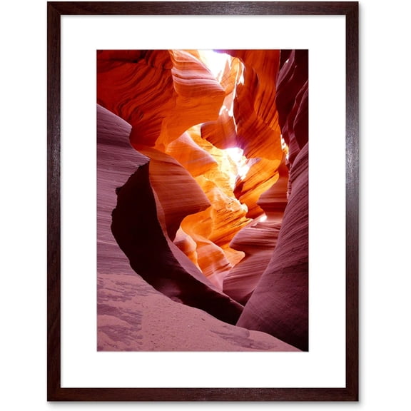 PHOTO NATURE ANTELOPE CANYON ROCK ARIZONA FRAMED PRINT F12X3847