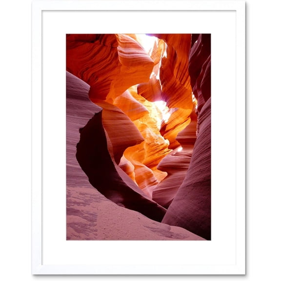 PHOTO NATURE ANTELOPE CANYON ROCK ARIZONA FRAMED PRINT F12X3847