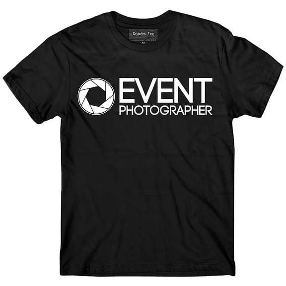 PHOTOGRAPHER t-shirt, Event photographer shirt GLOW IN THE DARK, Event t-shirt