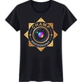 thumbnail image 1 of PHOTOGRAPHY Black T-Shirt with Gold Camera Design, 1 of 5