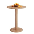 thumbnail image 1 of PHOYAL 23.62" MDF Round Dining Table for Kitchen Small Space Apartment, Tulip Style Pedestal Dining Tables, Natural, 1 of 7
