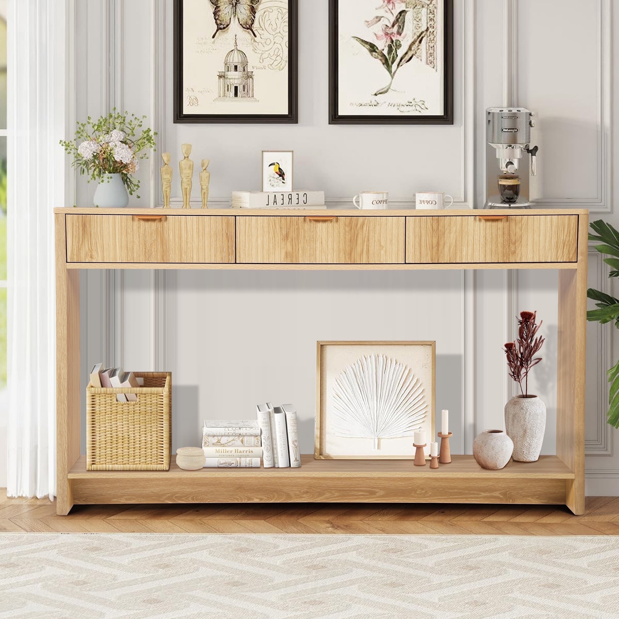 PHOYAL-Fluted-Black-Console-