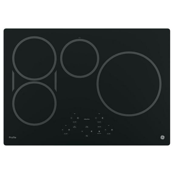 GE Profile PHP9030DJBB 30 inch Black 4 Burner Induction Cooktop