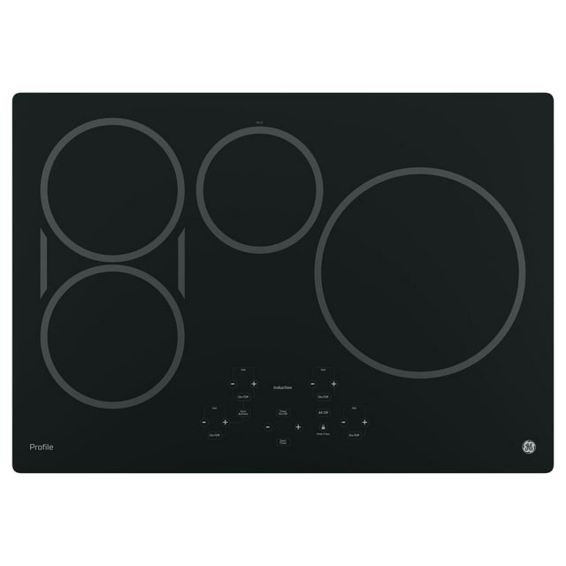 PHP9030DJBB 30 Built-in Induction Cooktop with 4 Elements; Digital Touch Controls; Melt Setting and Kitchen Timer in Black