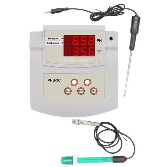 PHS-3C 2 In 1 PH Desktop Automatic Calibration Acidity Meter PH/Temp Multi-parameter Tester Laboratory Water Quality Analyzer