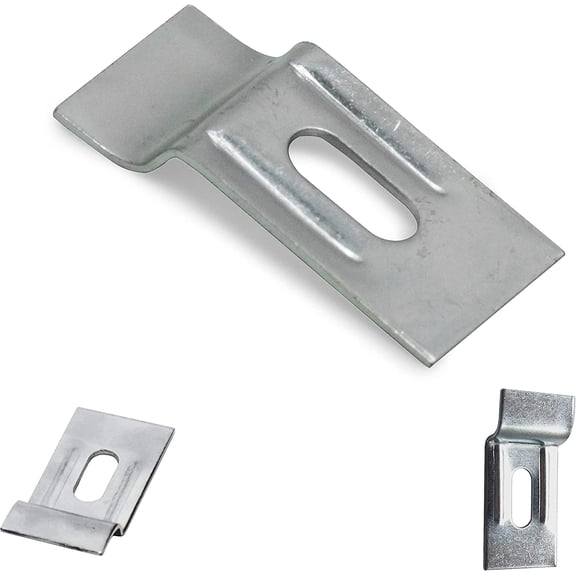 PHS Picture Hanging Security Brackets - 100 Pack - Anti Theft Hangers Earthquake Proof Hardware Kit with Hanging Tool for Picture Frame Brackets Wall Mount