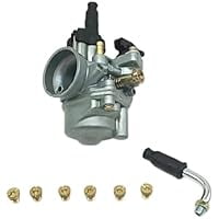 PHVA ED 17.5mm Carburetor Replacement for 2 Stroke 50cc, Smooth Throttle Response & Stable Idle