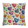 thumbnail image 1 of PHYHOO AVOIN Buffalo Plaid Love Throw Pillow Cover,  Love Heart Holiday Valentine's Day Anniversary Wedding Cushion Case Decoration for Sofa Couch, 1 of 5
