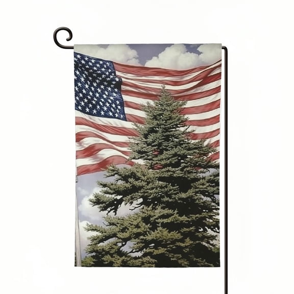PHYHOO An Appeal To Heaven Garden Flag Pine Tree Garden Flag Patriotic Historic Memorial Veteran US American Flag Gifts Outside Decorations House Yard Patio Porch Double Sided White