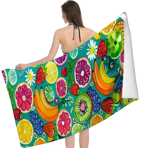 PHYHOO , And Rainbow Printed Microfiber Sand Free Pool Towel Travel Must Have for The Swimming Summer Essenti 30x60in