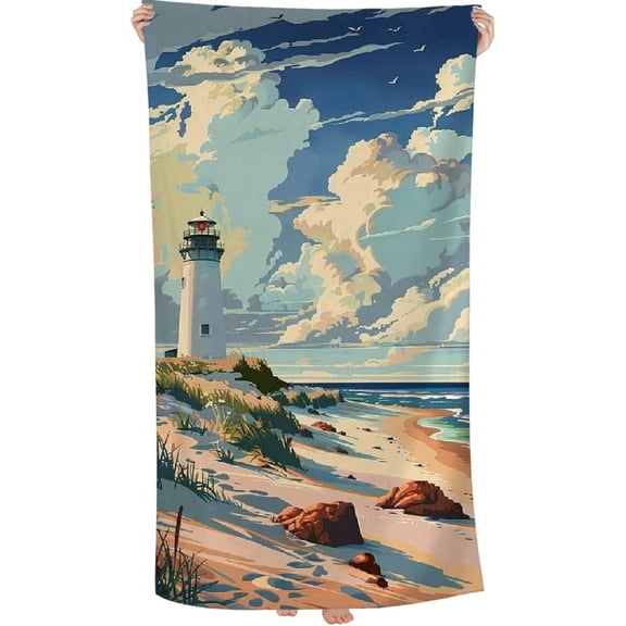 PHYHOO Beach Flat Light Sand Free Beach Oversized for Kids & Adults for Swimming, , Camping, , Traveling Essentials 30x60in