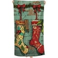 thumbnail image 1 of PHYHOO Beach Towel Decorative Christmas Colorful Stockings Blanket Or Bath Towel Microfiber Holiday Sand Free Travel Towels Pool Travel Swimming 30x60in, 1 of 8