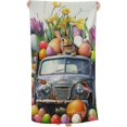 thumbnail image 1 of PHYHOO Beach Towel Easter Bunny Truck Eggs Tulip Summer Microfiber Bath Towel Thin Quick Fast Dry Super Absorbent Happy Easter Rabbit Spring Flower Holiday Thin Sand Free Towels 30x60in, 1 of 8