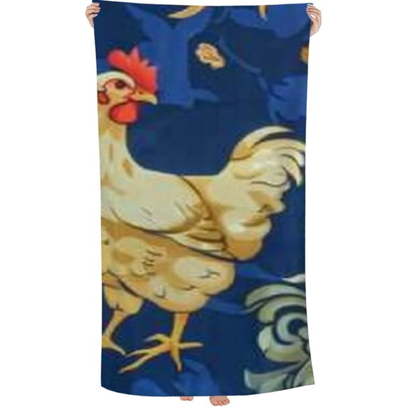 PHYHOO Beach Towel Pattern Sand-Free Microfiber Towel Absorbent Towel Ultra Soft Quick Dry Pool Towel Lightweight Towel for Outdoor Bathroom Swimming 30x60in