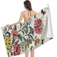 thumbnail image 1 of PHYHOO Beach Towel, Printed Microfiber Sand Free Pool Towel Lightweight Oversized Quick Dry Absorbent Compact Travel Must Have for The Swimming, Yoga, Camping, Summer Cru 30x60in, 1 of 8