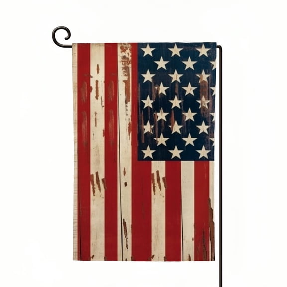 PHYHOO Betsy Ross Flag Double Sided, Yard Flag USA American Constitution Flag for Yard Lawn Home Garden Decor White