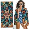 thumbnail image 1 of PHYHOO Bohemian Print Sand Free Microfiber Beach Towel Lightweight Oversized Quick Dry for for Swimming, Pool, Camping, Yoga, Traveling Essentials Accessories Vacation Stuff 30x60in, 1 of 8