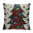 thumbnail image 1 of PHYHOO  Christmas Pillow Covers Christmas Tree Merry Christmas Decorative White Throw Pillows Winter Christmas Decor for Home Couch  White, 1 of 5