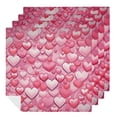 thumbnail image 1 of PHYHOO Cloth Napkins Love Heart Dinner Napkins Soft Comfortable Cloth Napkins Printed Table Napkins for Table Settings Parties Weddings Birthday Event Daily Usage Reusable 4 PCS, 1 of 7