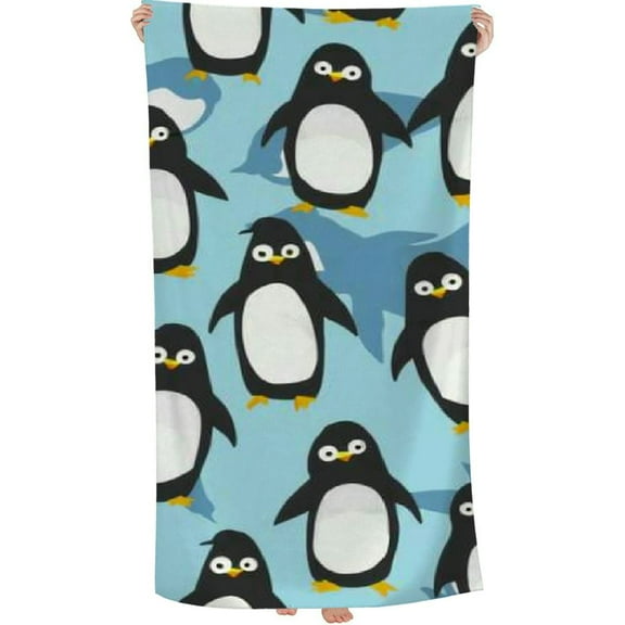 PHYHOO Cute Beach Towel Oversized Microfiber Sand Free Beach Towel Quick Dry, Blue Dot Lightweight Pool Towels for Adults Travel Towel for Gym Yoga Camp Swim 30x60in