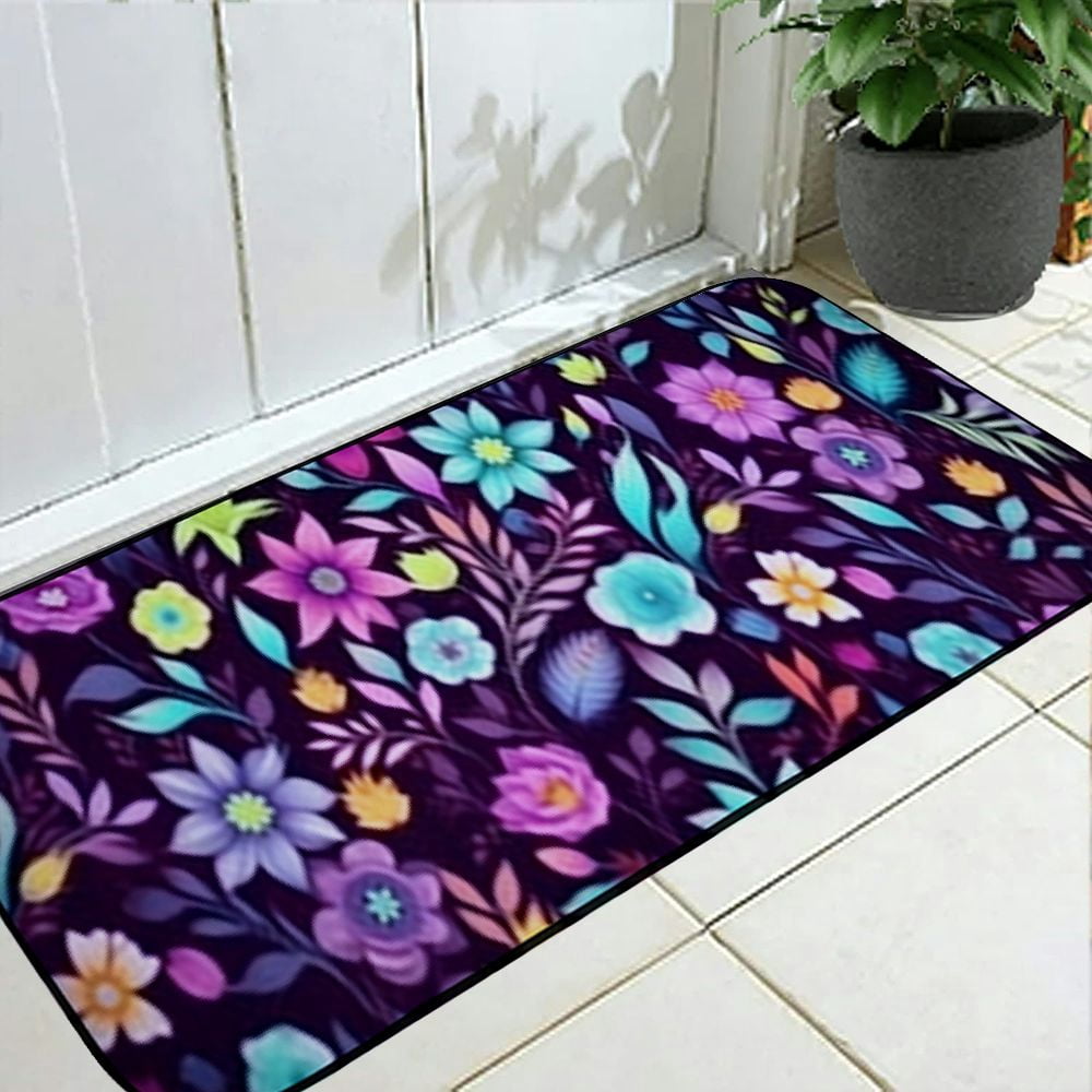 PHYHOO Decorative Door Mat, Door Mat with Non-Slip Rubber Backing, Easy Cleaning, Traps Dirt, Rug for Entry, Patio, Garage 19.68*47.24 in