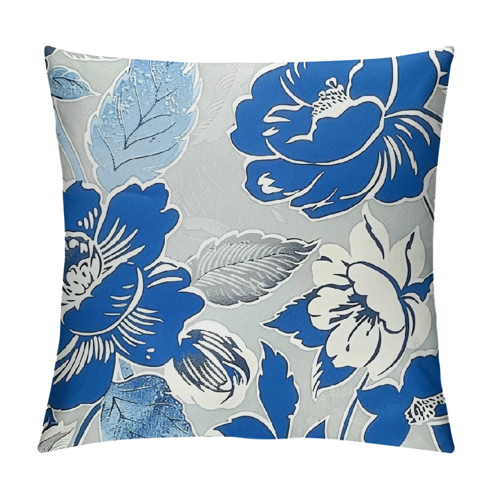 PHYHOO Decorative Throw Pillow Covers Blue Pillow Covers Throw Pillow