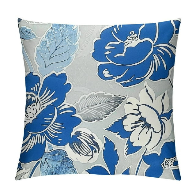 PHYHOO Decorative Throw Pillow Covers Blue Pillow Covers Throw Pillow