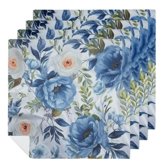 PHYHOO Dinner Napkins Soft Comfortable Cloth Napkins Printed Table Napkins for Table Settings Parties Weddings Birthday Event Daily Usage Reusable 2 PCS