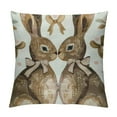 thumbnail image 1 of PHYHOO Easter Pillow Covers for Vintage Love Heart Bunny Decor Throw Pillows Spring Bow Rabbit Outdoor Farmhouse Decorative Cushion Cases for Couch Bed Decoration, 1 of 5