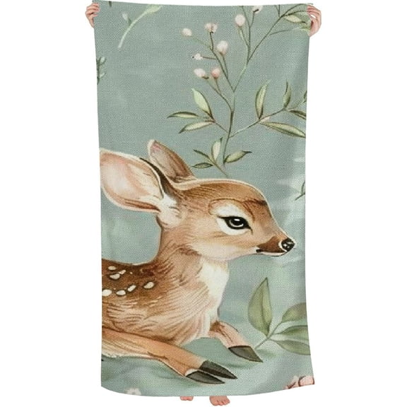 PHYHOO Forest Flowers , Absorbent Quick Dry Swimming s,Sand Free Microfiber 30x60in