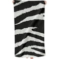 thumbnail image 1 of PHYHOO Funky Abstract Art Black White Microfiber Sand Free Beach Towel Oversized Quick Dry Absorbent for Pool Swimming Bathroom Beach Towel  30x60in, 1 of 8