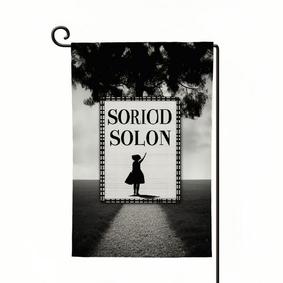 PHYHOO Funny Garden Flag No Soliciting Seriously Don't Ring The Bell Don't Make It Weird Smile Vertical Double Sided Outdoor Indoor Yard Decoration White