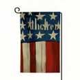 thumbnail image 1 of PHYHOO Garden Flag Double Sided, Patriotic Yard Decoration,Small Seasonal Outdoor Decor for Summer Independence Day,Memorial Day,Veteran's Day Farmhouse Holiday Outside White, 1 of 6
