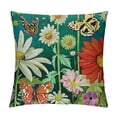 thumbnail image 1 of PHYHOO Hand Painting Flowers Pattern Decorative Soft Throw Pillow Case Cushion Covers, 1 of 5
