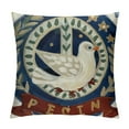 thumbnail image 1 of PHYHOO  Hanukkah Menorah Peace Dove Blue Throw Pillow Covers,  Holiday Cushion Case for Sofa Couch, 1 of 5